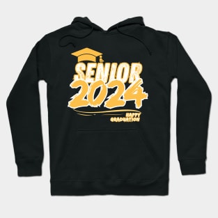 Senior 2024 Happy Graduuation. Hoodie